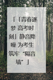 「青春逐梦 高考时刻」静音降噪 为考生筑牢“隔音墙”