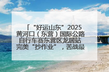 “好运山东”2025黄河口（东营）国际公路自行车赛东营区龙居站 完美“抄作业”，苦战最后时刻黄衫易主