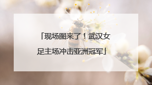 现场图来了！武汉女足主场冲击亚洲冠军