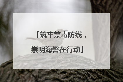 筑牢禁毒防线，崇明海警在行动