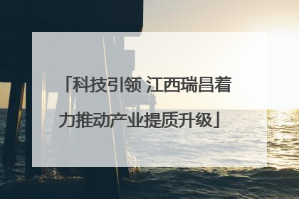 科技引领 江西瑞昌着力推动产业提质升级