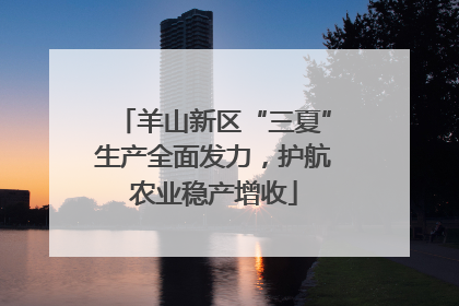 羊山新区“三夏”生产全面发力，护航农业稳产增收