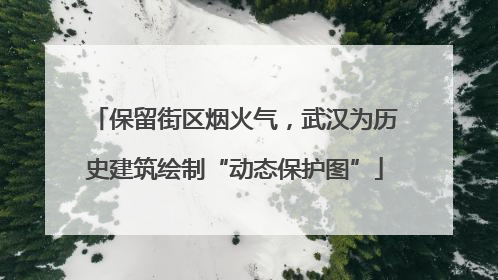 保留街区烟火气，武汉为历史建筑绘制“动态保护图”
