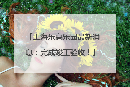 上海乐高乐园最新消息：完成竣工验收！