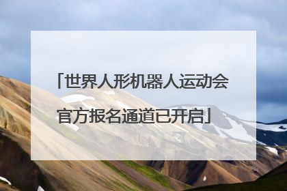 世界人形机器人运动会官方报名通道已开启