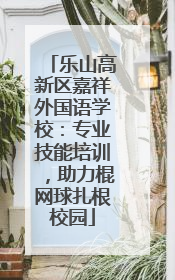 乐山高新区嘉祥外国语学校：专业技能培训，助力棍网球扎根校园