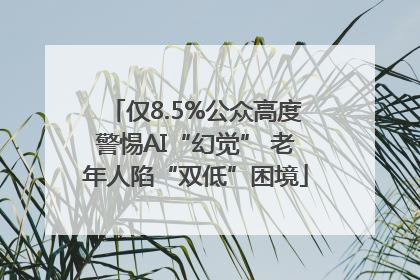 仅8.5%公众高度警惕AI“幻觉” 老年人陷“双低”困境