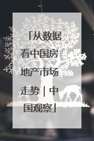 从数据看中国房地产市场走势｜中国观察