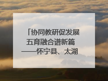 协同教研促发展 五育融合谱新篇——怀宁县、太湖县联合教研活动在月山镇中心学校成功举办