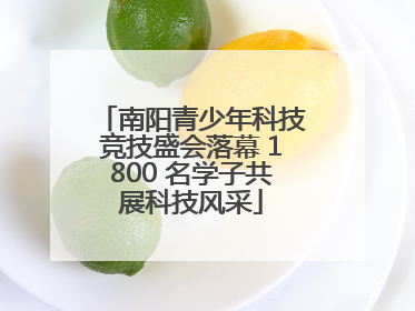 南阳青少年科技竞技盛会落幕 1800 名学子共展科技风采