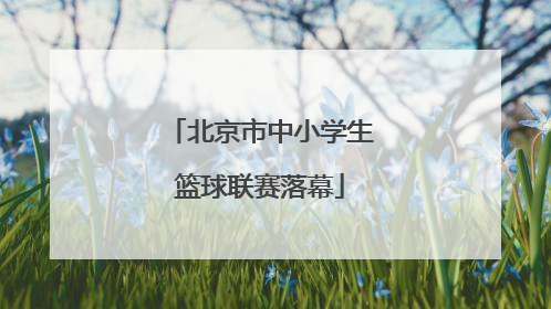 北京市中小学生篮球联赛落幕