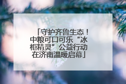 守护齐鲁生态！中粮可口可乐“冰柜精灵”公益行动在济南温暖启幕