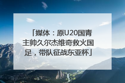 媒体：原U20国青主帅久尔杰维奇救火国足，带队征战东亚杯