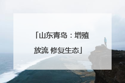 山东青岛：增殖放流 修复生态