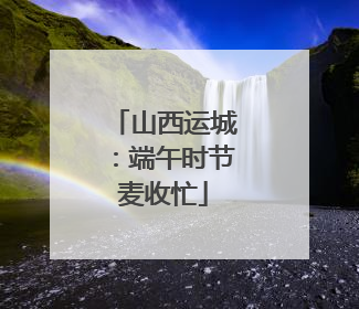 山西运城：端午时节麦收忙