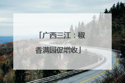 广西三江：椒香满园促增收