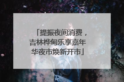 提振夜间消费，吉林桦甸乐享嘉年华夜市焕新开市