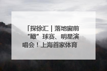 探徐汇｜落地窗前“瞰”球赛、明星演唱会！上海首家体育特色高端酒店亮相