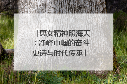 惠女精神照海天：净峰巾帼的奋斗史诗与时代传承
