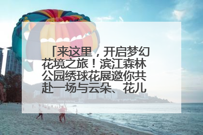 来这里，开启梦幻花境之旅！滨江森林公园绣球花展邀你共赴一场与云朵、花儿的浪漫之约
