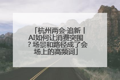 杭州两会·追新丨AI如何让消费突围？场景和路径成了会场上的高频词