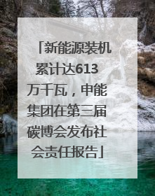 新能源装机累计达613万千瓦，申能集团在第三届碳博会发布社会责任报告