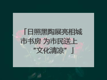 日照黑陶展亮相城市书房 为市民送上“文化清凉”