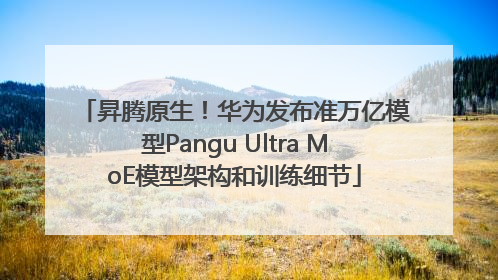 昇腾原生！华为发布准万亿模型Pangu Ultra MoE模型架构和训练细节