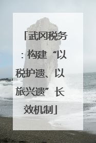 武冈税务：构建“以税护遗、以旅兴遗”长效机制