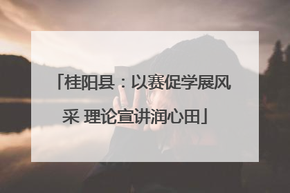 桂阳县：以赛促学展风采 理论宣讲润心田