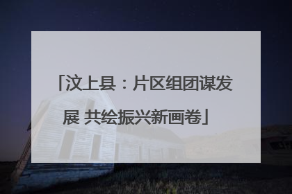 汶上县：片区组团谋发展 共绘振兴新画卷