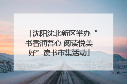 沈阳沈北新区举办“书香润吾心 阅读悦美好”读书市集活动