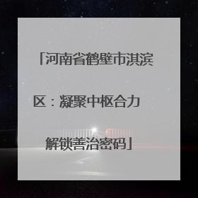 河南省鹤壁市淇滨区：凝聚中枢合力 解锁善治密码
