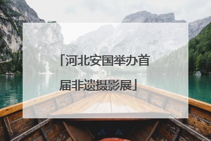 河北安国举办首届非遗摄影展