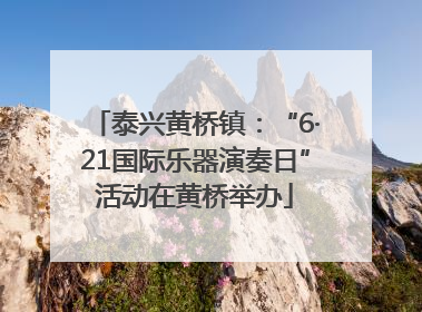 泰兴黄桥镇：“6·21国际乐器演奏日”活动在黄桥举办
