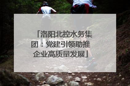 洛阳北控水务集团：党建引领助推企业高质量发展