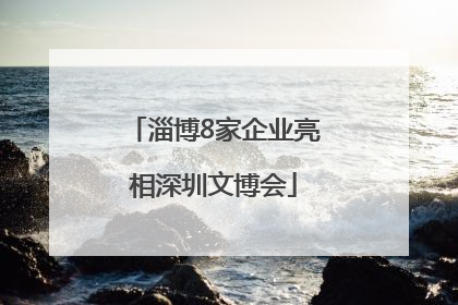 淄博8家企业亮相深圳文博会