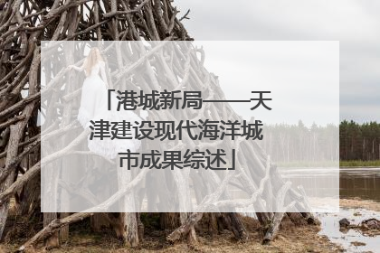 港城新局——天津建设现代海洋城市成果综述