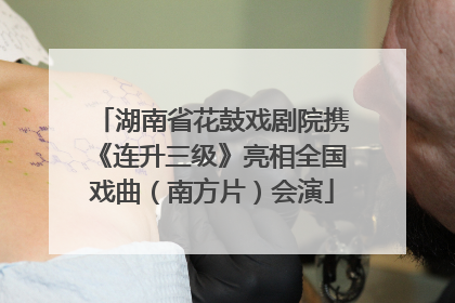 湖南省花鼓戏剧院携《连升三级》亮相全国戏曲（南方片）会演