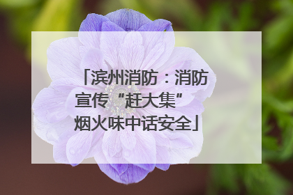 滨州消防：消防宣传“赶大集” 烟火味中话安全