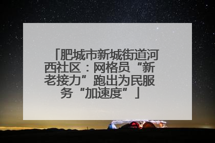 肥城市新城街道河西社区：网格员“新老接力”跑出为民服务“加速度”