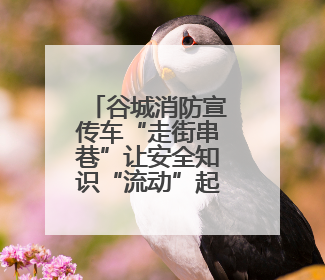 谷城消防宣传车“走街串巷”让安全知识“流动”起来
