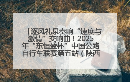 逐风礼泉奏响“速度与激情”交响曲！2025年“东恒盛杯”中国公路自行车联赛第五站（陕西·礼泉站）正式开赛