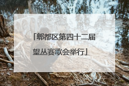 郫都区第四十二届望丛赛歌会举行