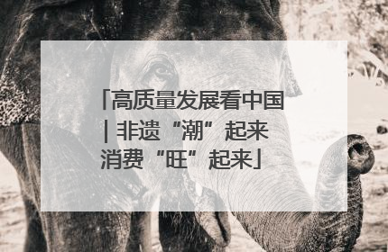 高质量发展看中国｜非遗“潮”起来 消费“旺”起来