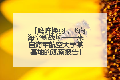 鹰阵换羽，飞向海空新战场——来自海军航空大学某基地的观察报告
