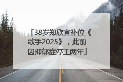 38岁郑欣宜补位《歌手2025》，此前因抑郁症停工两年